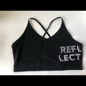 Criss Cross Reflect Sports Bra
